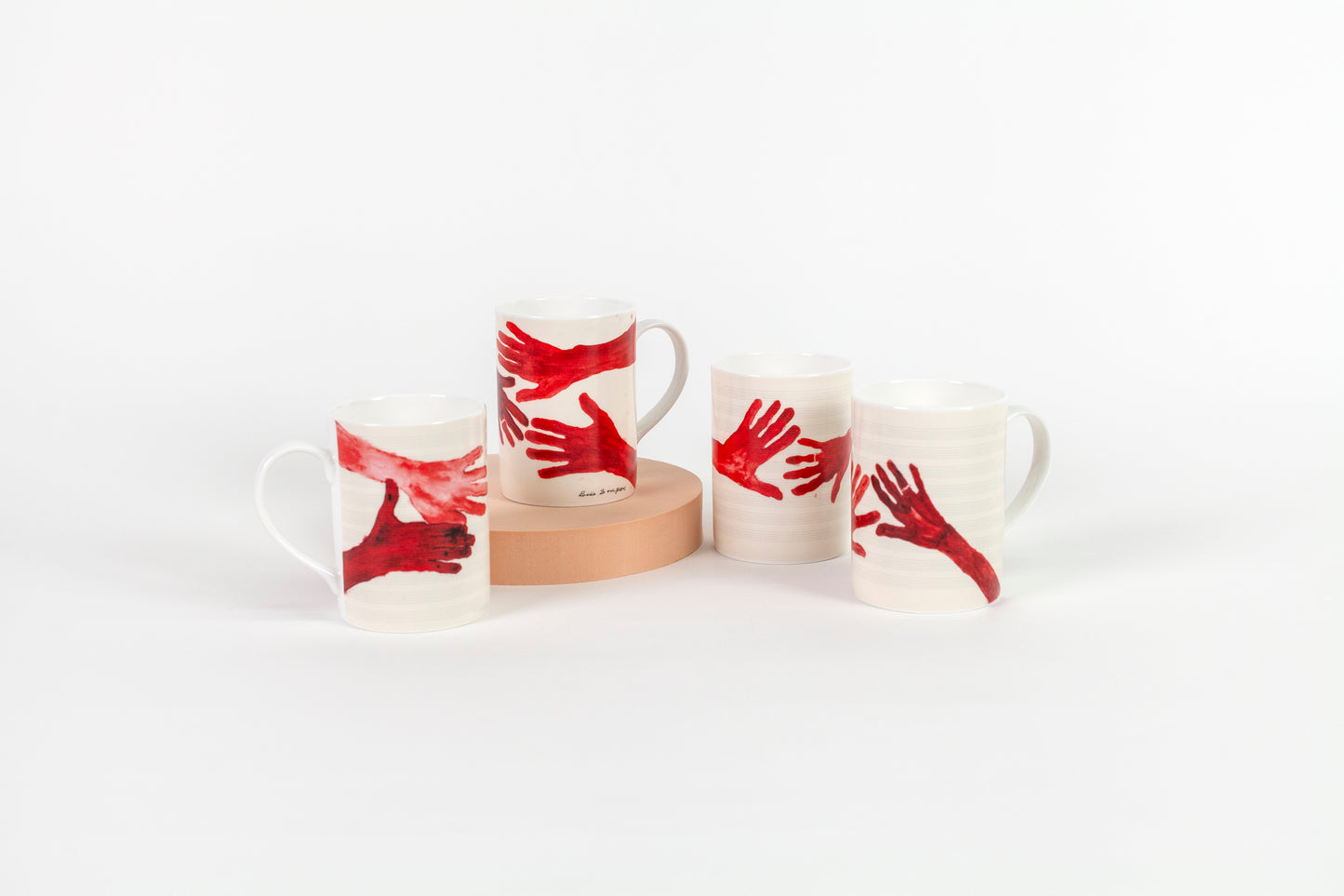 Louise Bourgeois: 10am is When You Come to Me (Red Hands) Mugs (Set)