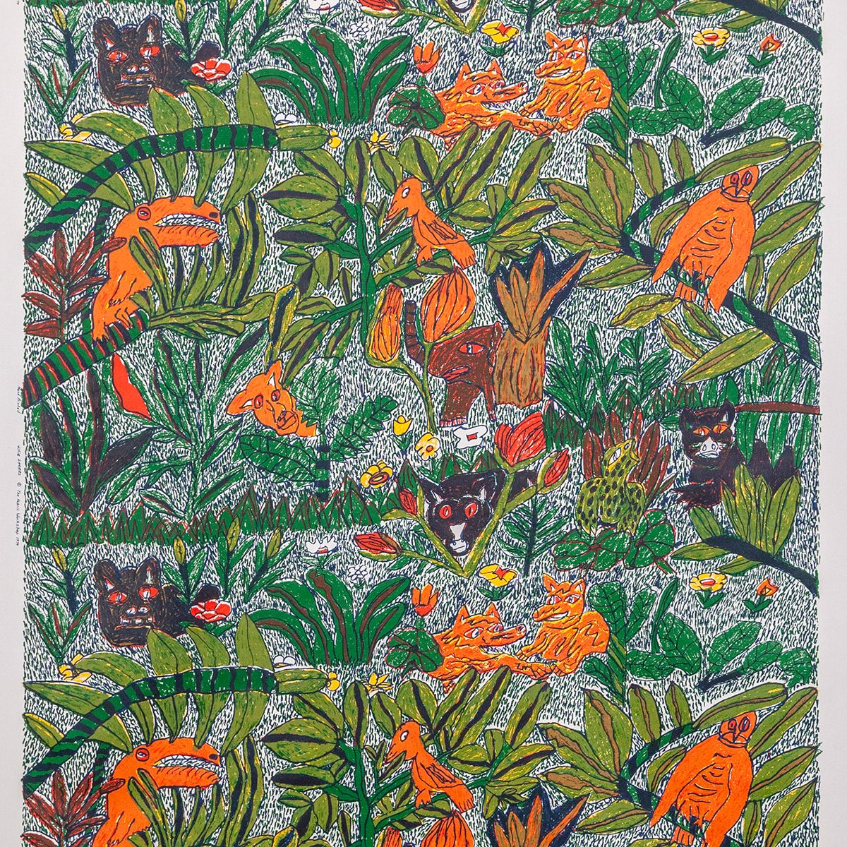 Hidden (cotton sateen yardage)